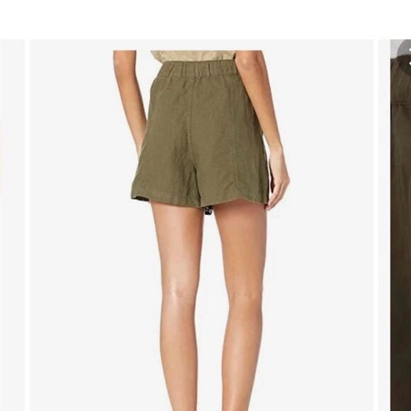 Madewell Linen Blend Easy Pull On Shorts XXS - Picture 1 of 6